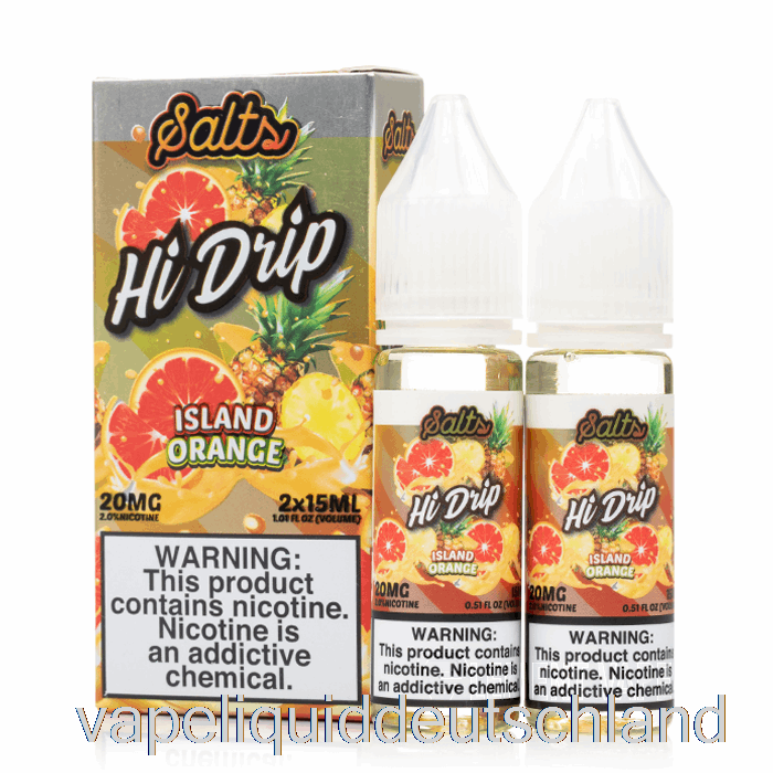 Inselorange – Hi-Drip-Salze – 30 Ml 50 Mg Vape-Flüssigkeit